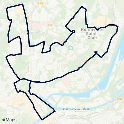 Twisto Hérouville Portes de la Mer map