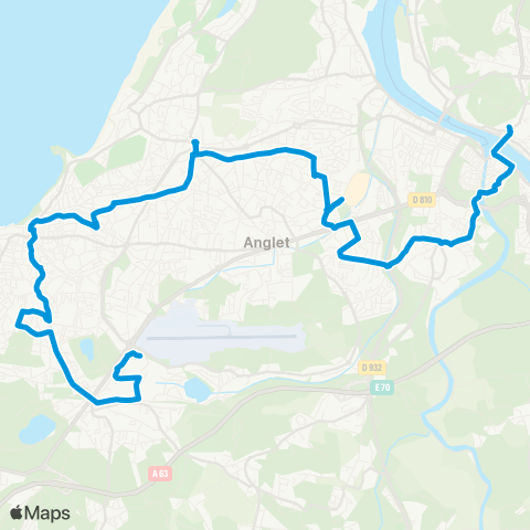 Txik Txak Bayonne Sainsontan - Biarritz Halle Iraty map