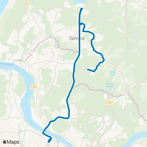 Txik Txak Tarnos Garros / Castillon map