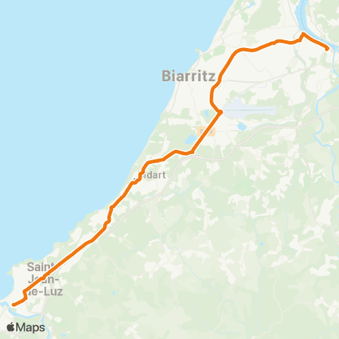 Txik Txak Pl. des Basques - St-Jean-de-Luz Halte Routière map