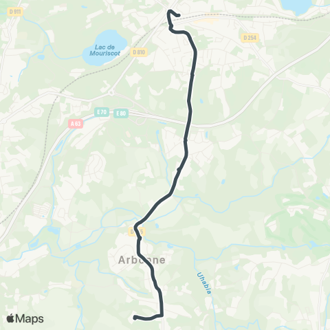 Txik Txak Arbonne Gure Nahia - Gare de Biarritz map