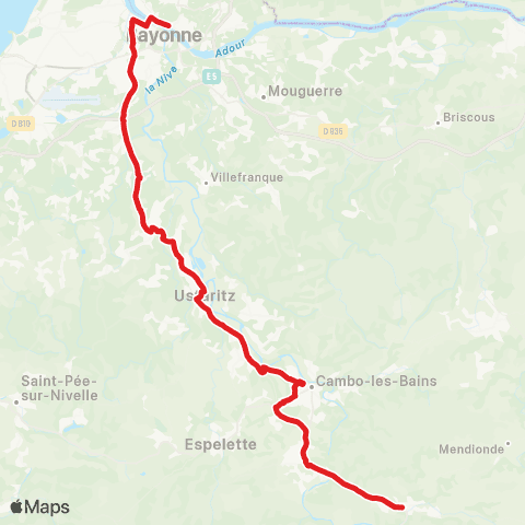 Txik Txak Bayonne - Cambo-les-Bains - Espelette map