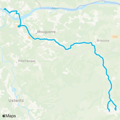 Txik Txak Bayonne - Hasparren map