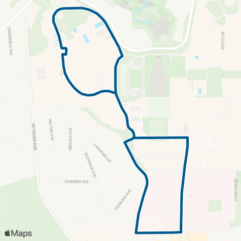 Bruin Bus Summer Discovery (Pass Required) map