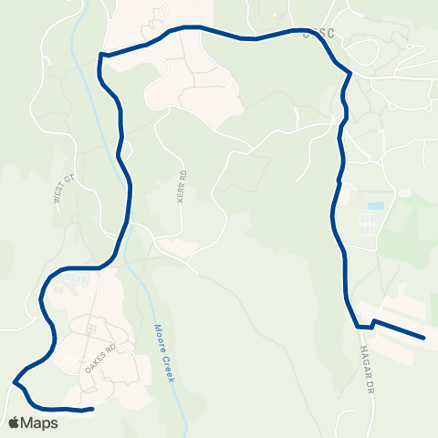 UCSC TAPS Upper Campus map