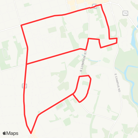 UGA Transit Milledge map