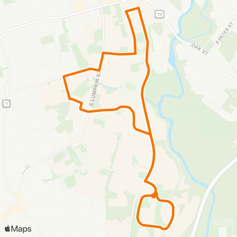 UGA Transit East West map