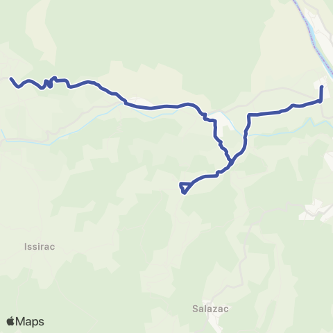 UGGO Mobilités Laval-St-Roman – St Christol – Aiguèze map