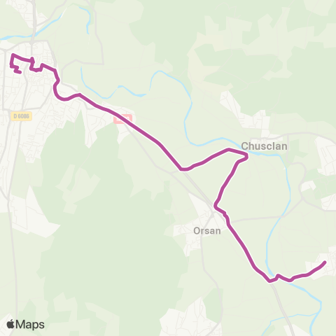 UGGO Mobilités Codelet - Chusclan - Bagnols sur Ceze map