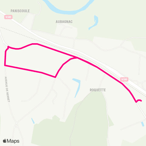 UGGO Mobilités Navette Berret map