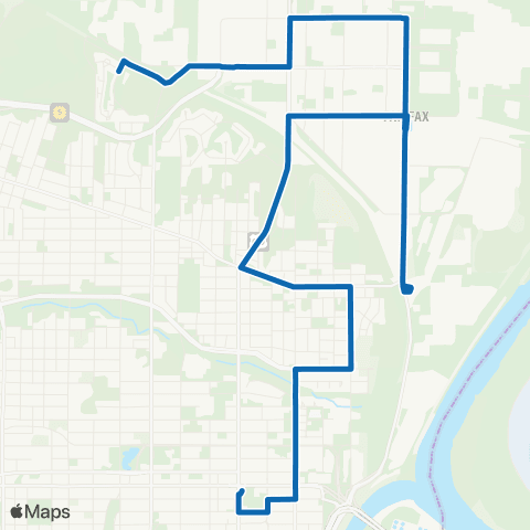 RideKC - Fairfax map