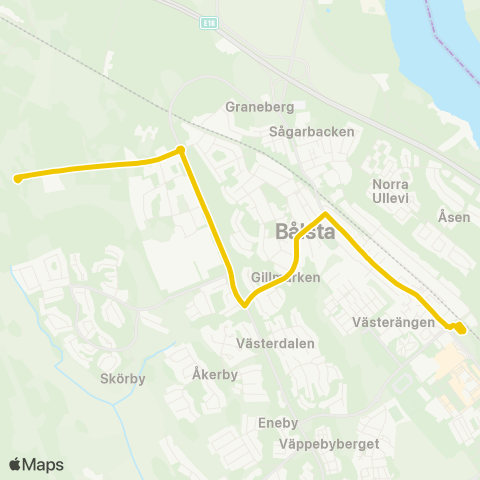 UL Logistik Bålsta—Bålsta Station map