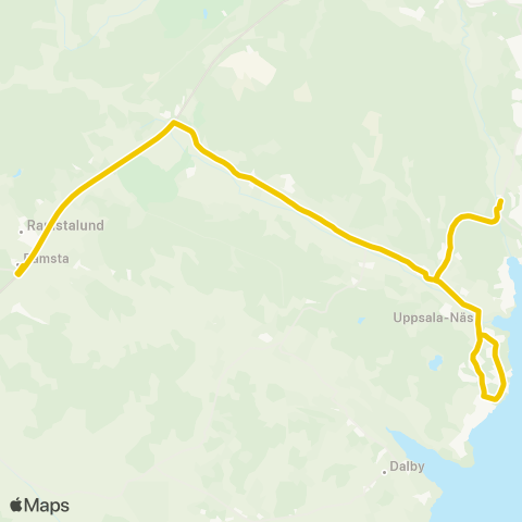 UL Ramsta Skola—Uppsala Lurbo Bro map