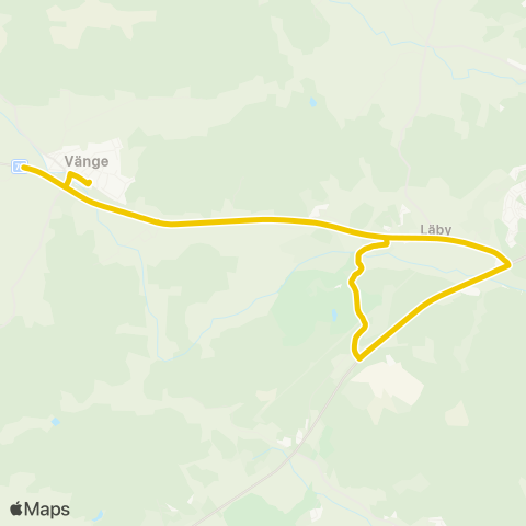 UL Vänge Skola—Ekeby (848) map