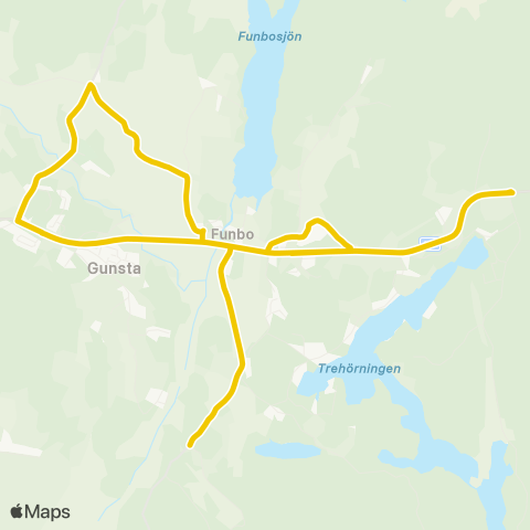 UL Marielund Sågen—Funbo Skolslinga map