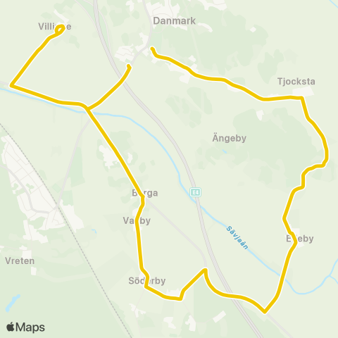 UL Danmarks Skola—Danmarksby map