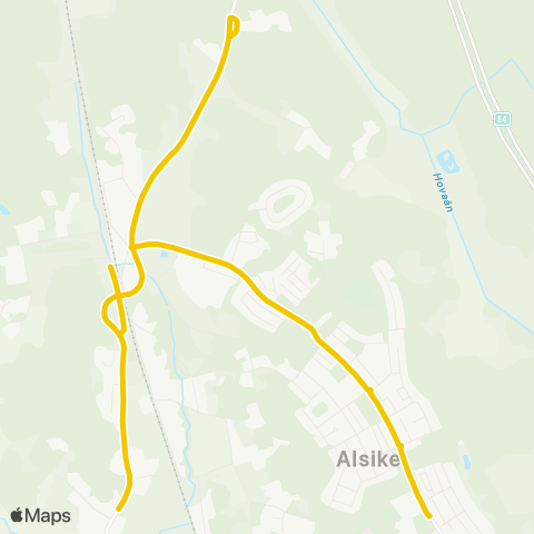 UL Alsike Skola—Alsike Ekedalsvägen map