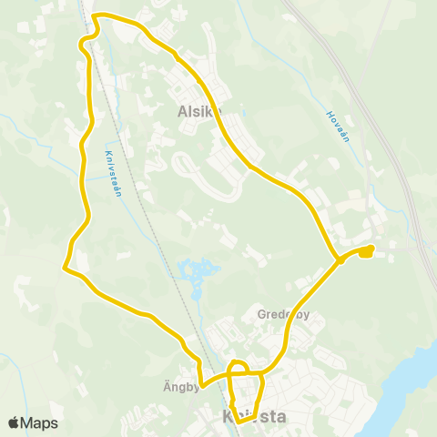 UL Knivsta Station—Knivsta Station map