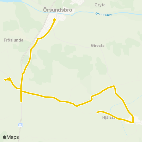 UL Tuna 2 (Hjälsta)—Örsundsbro Skola map