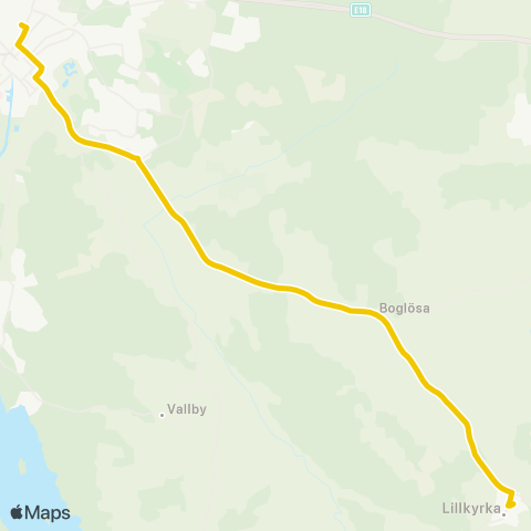 UL Enköping Bergvreten Centrum—Enköping Pepparrotsbadet map