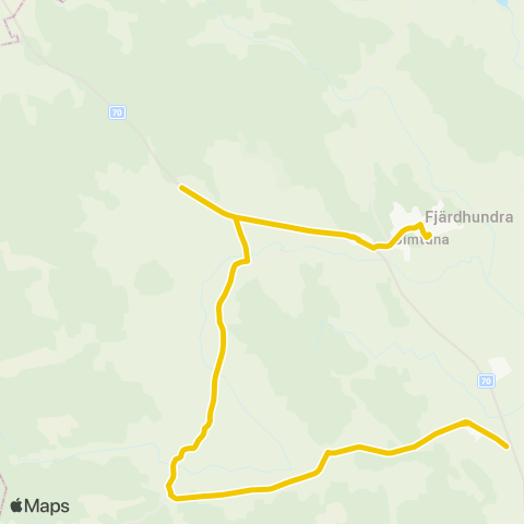 UL Gölja Vägskäl—Fjärdhundra Skola map