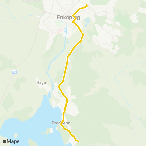 UL Enköping Korsängsskolan—Kolarvik Sjöängsvägen map