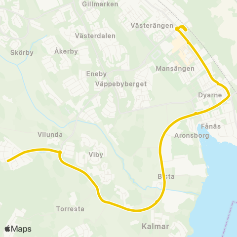 UL Bålsta Viby Äng—Bålsta Station map