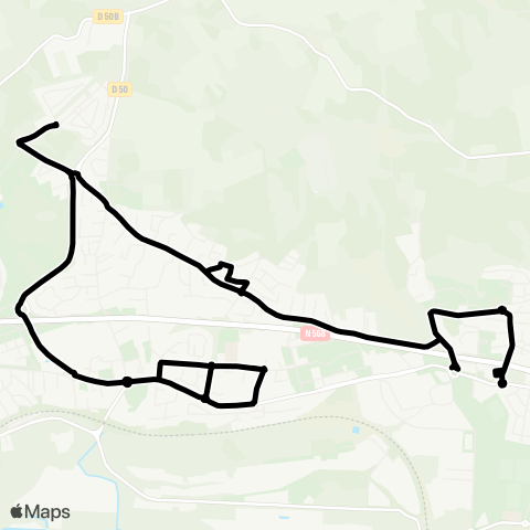 Ulysse Scolaires Collège H Daumier map