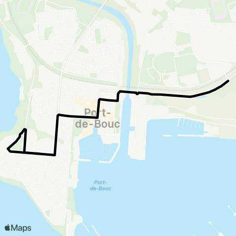 Ulysse Scolaires Port de Bouc - V Hugo M Blouvat map