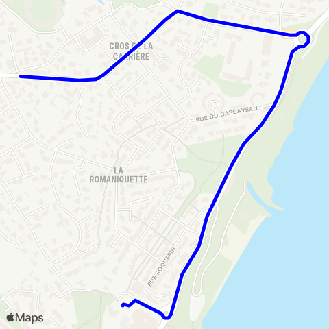 Ulysse Scolaires Cros de la carrière Ecole J Auriol map