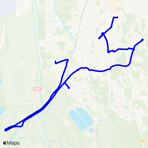 Ulysse Scolaires La licorne - Gare map