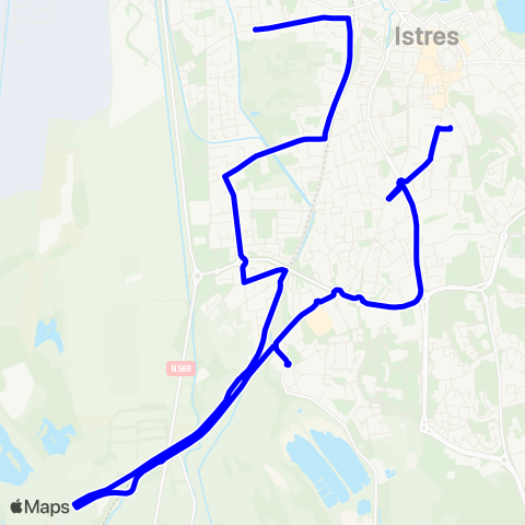 Ulysse Scolaires Gare - Manne 2 map