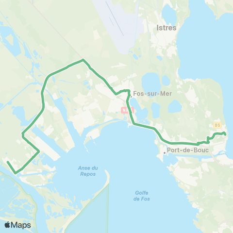 Ulysse Scolaires Martigues - Fos - Port St Louis Vauban map