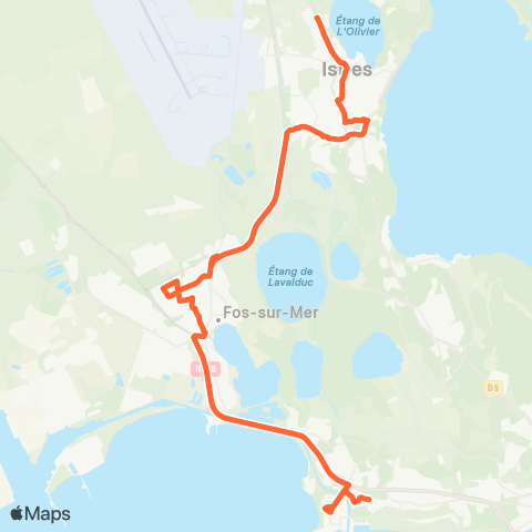 Ulysse Scolaires Port de Bouc - Fos - Istres map