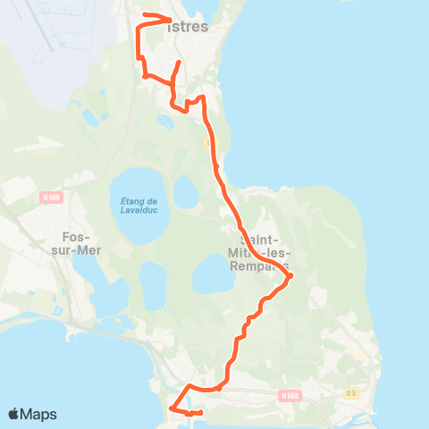 Ulysse Scolaires Port de Bouc - Istres map