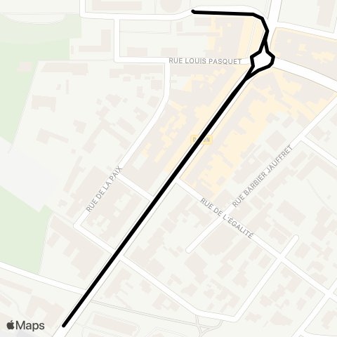 Ulysse Scolaires Port de Bouc Paul Eluard - Fos s/ Mer - Istres Bellons map