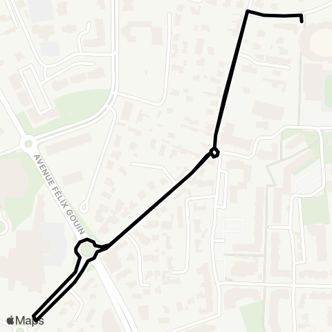 Ulysse Scolaires Port de Bouc Jean Moulin - Miramas CC S. map