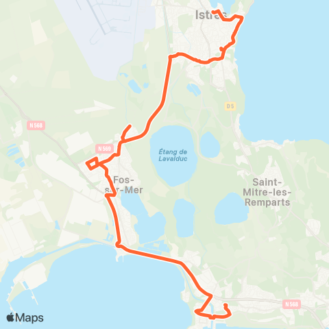 Ulysse Scolaires Istres - Fos - Port de Bouc map