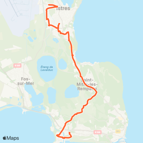 Ulysse Scolaires Istres - Port de Bouc map