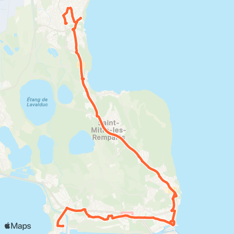 Ulysse Scolaires Istres - Port de Bouc map