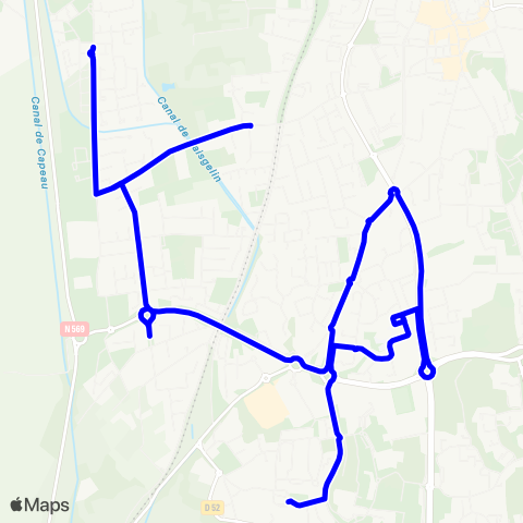 Ulysse Scolaires Circuit Clos de la Roche map