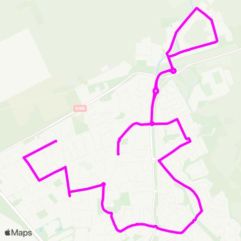 Ulysse Scolaires Circuit Del Corso map