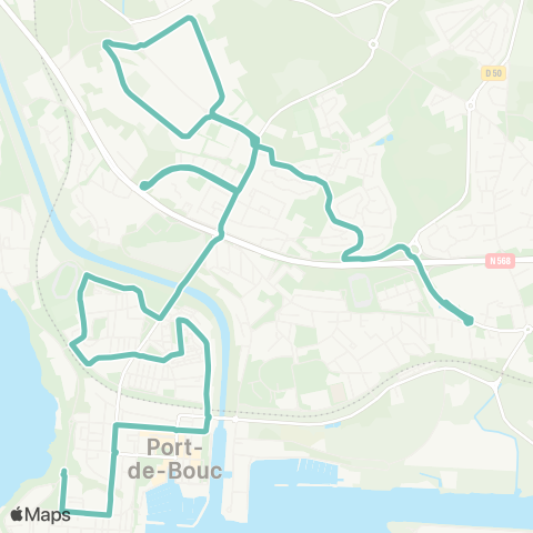 Ulysse Centre Commercial - Aigues Douces map