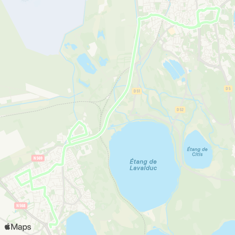 Ulysse Scolaires Circuit Carabins - Istres map