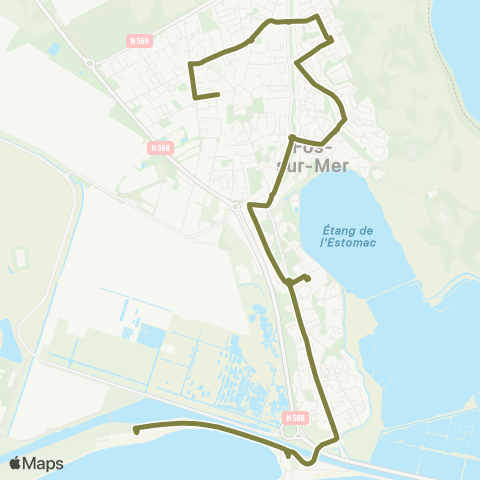 Ulysse Grande Plage - Aquaron map