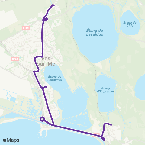 Ulysse Engrenier - ZA Lavalduc map