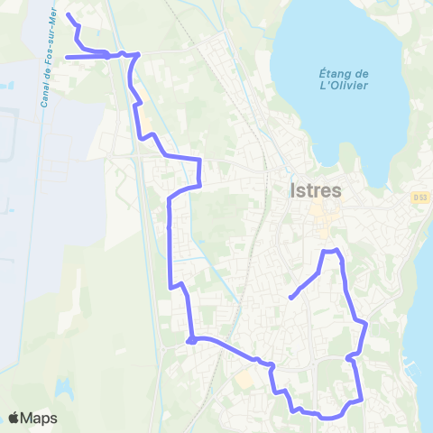 Ulysse Scolaires Circuit Capeau map
