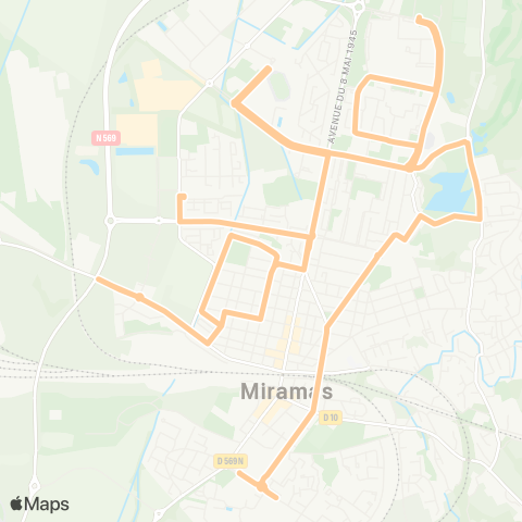 Ulysse Scolaires Miramas - Jules Ferry - Chantegrive map