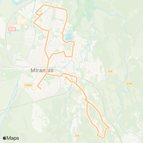 Ulysse Scolaires Miramas - Miramas map