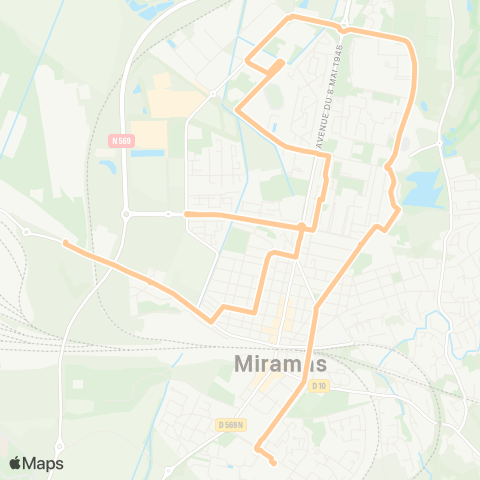 Ulysse Scolaires Miramas - Alpilles - Miramaris - Camus map